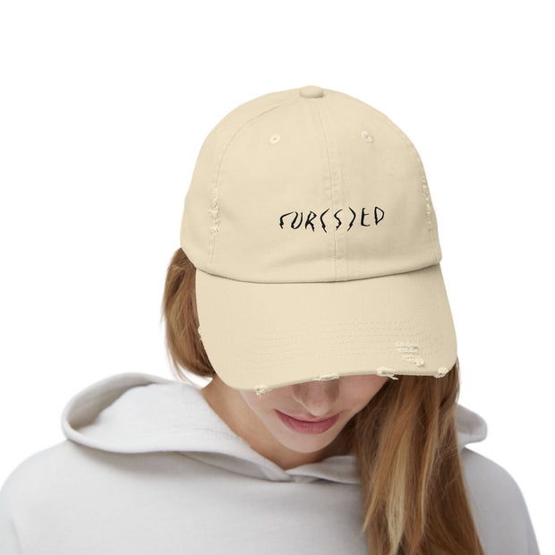 Unisex Distressed Cap | Cur(S)ed®